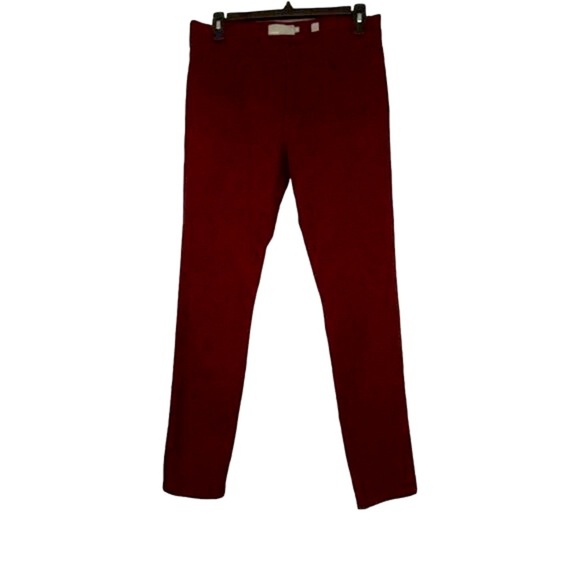 Vince Pants - Vince Burgundy Slim Straight Leg Pants Size 28 Casual Stretch